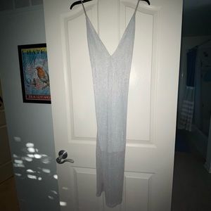 Midi silver dress